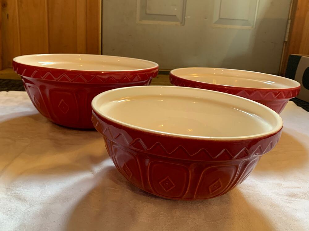 MASON CASH 3 PIECE MATCHING DISH SET